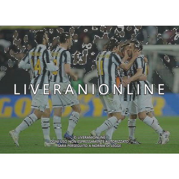 Coppa Italia TIM Cup 2011/2012 Semifinale Ritorno Torino - 20.03.2012 Juventus-Milan Nella Foto:del piero esulta /Ph.Vitez-Ag. Aldo Liverani