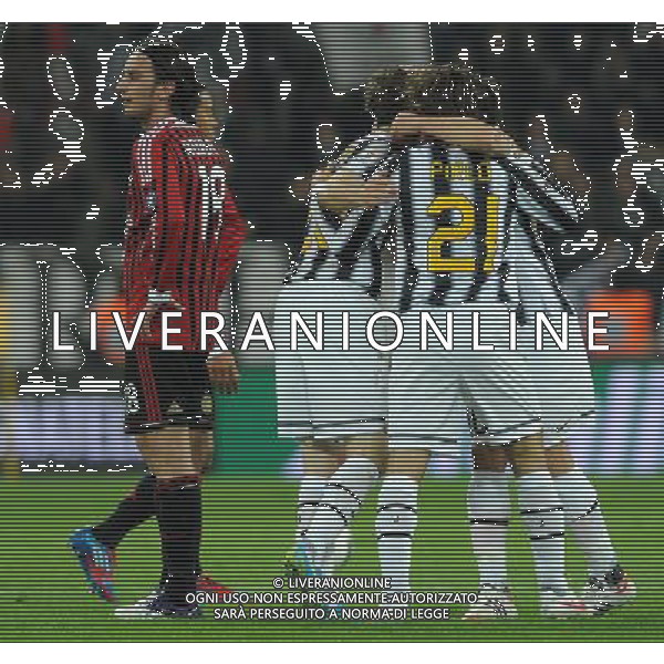 Coppa Italia TIM Cup 2011/2012 Semifinale Ritorno Torino - 20.03.2012 Juventus-Milan Nella Foto:del piero esulta /Ph.Vitez-Ag. Aldo Liverani