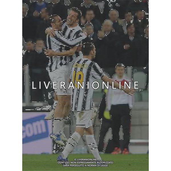 Coppa Italia TIM Cup 2011/2012 Semifinale Ritorno Torino - 20.03.2012 Juventus-Milan Nella Foto:esultanza del piero chiellini /Ph.Vitez-Ag. Aldo Liverani
