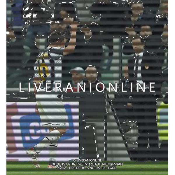 Coppa Italia TIM Cup 2011/2012 Semifinale Ritorno Torino - 20.03.2012 Juventus-Milan Nella Foto:Del Piero Alessandro-Allegri Massimiliano /Ph.Vitez-Ag. Aldo Liverani