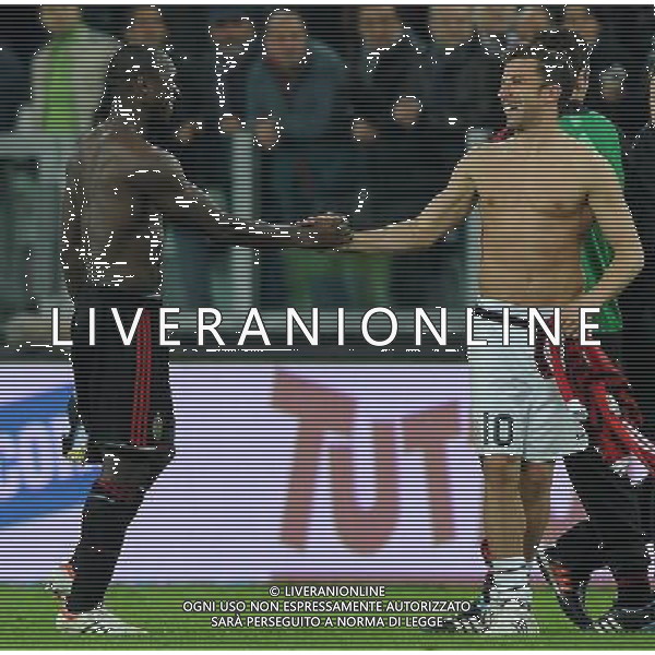 Coppa Italia TIM Cup 2011/2012 Semifinale Ritorno Torino - 20.03.2012 Juventus-Milan Nella Foto:Del Piero Alessandro-Seedorf Clarence /Ph.Vitez-Ag. Aldo Liverani