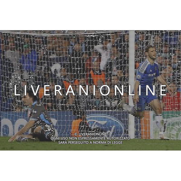 Chelsea\'s Branislav Ivanovic celebrates scoring his sides fourth goal 4-1 in extra time Football - UEFA Champions League Group E - Chelsea v Napoli - Wed 14 March 2012 - Stamford Bridge - London © CameraSport - 43 Linden Ave. Countesthorpe. Leicester. England. LE8 5PG - Tel: +44 (0) 116 277 4147 - admin@camerasport.com - www.camerasport.com AG ALDO LIVERANI S A S ONLY ITALY