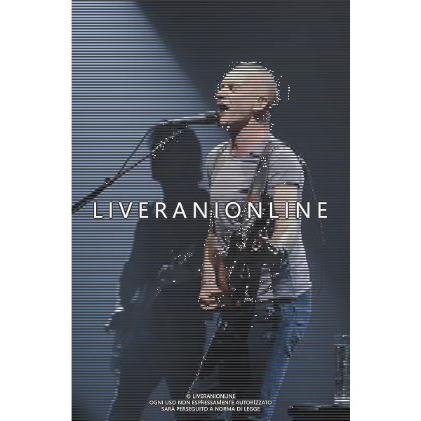 Sting on his Back to Bass tour performing live at Manchester O2 Apollo on 16th March 2012. ----------------------------------- **Restrictions Apply** see following: Steerpike consents to the Publication having the limited right to reproduce the Photographs solely for editorial purposes in the Publication solely related to Sting. The Photographer and/or Publication shall not have any right to (or to authorize any third party to) possess, print, copy, reproduce, distribute, display or exploit the Photographs or any material derived therefrom except as expressly provided in the preceding paragraph without the prior written consent of Steerpike. /photoshot/ag aldo liverani/italy only