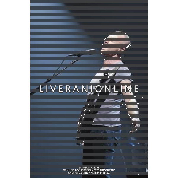 Sting on his Back to Bass tour performing live at Manchester O2 Apollo on 16th March 2012. ----------------------------------- **Restrictions Apply** see following: Steerpike consents to the Publication having the limited right to reproduce the Photographs solely for editorial purposes in the Publication solely related to Sting. The Photographer and/or Publication shall not have any right to (or to authorize any third party to) possess, print, copy, reproduce, distribute, display or exploit the Photographs or any material derived therefrom except as expressly provided in the preceding paragraph without the prior written consent of Steerpike. /photoshot/ag aldo liverani/italy only