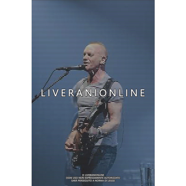 Sting on his Back to Bass tour performing live at Manchester O2 Apollo on 16th March 2012. ----------------------------------- **Restrictions Apply** see following: Steerpike consents to the Publication having the limited right to reproduce the Photographs solely for editorial purposes in the Publication solely related to Sting. The Photographer and/or Publication shall not have any right to (or to authorize any third party to) possess, print, copy, reproduce, distribute, display or exploit the Photographs or any material derived therefrom except as expressly provided in the preceding paragraph without the prior written consent of Steerpike. /photoshot/ag aldo liverani/italy only