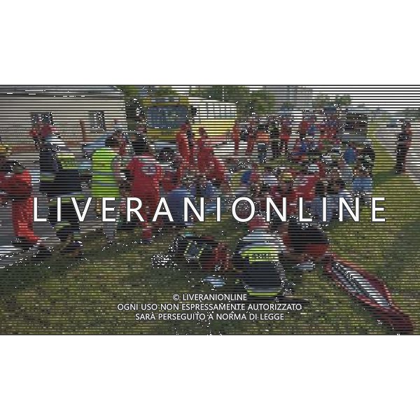 Przemysl, 31 May 2011. Polish Emergency Paramedic Services and Polish Red cross exercises before Euro 2012 in Poland and Ukraine, Przemysl, Poland. (ukit) Darek Delmanowicz ©photoshot/AGENZIA ALDO LIVERANI SAS - ITALY ONLY - Esercitazioni di Polizia di evacuazione dello stadio, soccorsi di paramedici e servizi di emergenza in previsione degli Europei di Calcio Euro 2012 in Polonia e Ucraina