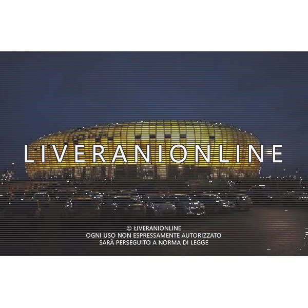 Gdañsk, 11.12.2011. Stadion PGE Arena w Gdañsku przed meczem pi³karskiej T-Mobile Ekstraklasy: Lechia Gdañsk - Jagiellonia Bia³ystok, 11 bm. (mgal) Roman Jocher 100 days to Euro 2012. ©photoshot/AGENZIA ALDO LIVERANI SAS - ITALY ONLY - Esercitazioni di Polizia di evacuazione dello stadio, soccorsi di paramedici e servizi di emergenza in previsione degli Europei di Calcio Euro 2012 in Polonia e Ucraina
