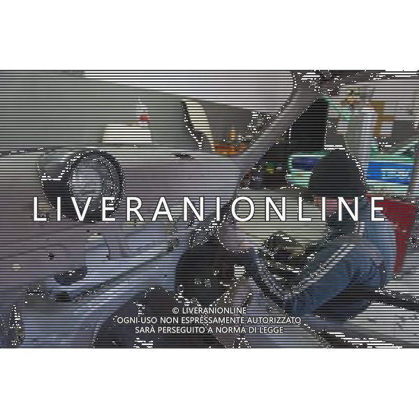 Wolborz, 20 March 2012, Syrena 105 is polish mascot car for Euro 2012. The garage Normcar takes construction of the car for Euro 2012. The car Syrena 105 on modified BMW chassis, is created by the project, which chose polish internauts. Syrena, which won 57% of the vote, will be accompanied Polish National Football Team during the Euro 2012. (ukit) Grzegorz Micha³owski ©photoshot/AGENZIA ALDO LIVERANI SAS - ITALY ONLY - Esercitazioni di Polizia di evacuazione dello stadio, soccorsi di paramedici e servizi di emergenza in previsione degli Europei di Calcio Euro 2012 in Polonia e Ucraina