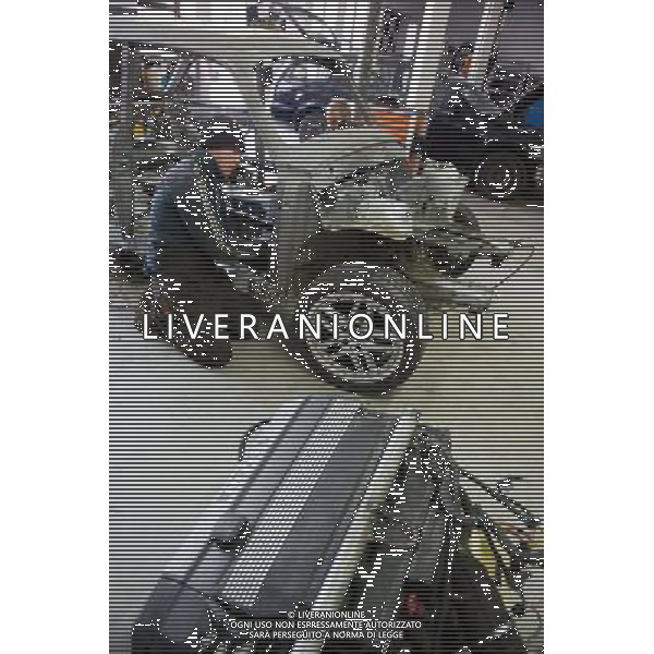 Wolborz, 20 March 2012, Syrena 105 is polish mascot car for Euro 2012. The garage Normcar takes construction of the car for Euro 2012. The car Syrena 105 on modified BMW chassis, is created by the project, which chose polish internauts. Syrena, which won 57% of the vote, will be accompanied Polish National Football Team during the Euro 2012. (ukit) Grzegorz Micha³owski ©photoshot/AGENZIA ALDO LIVERANI SAS - ITALY ONLY - Esercitazioni di Polizia di evacuazione dello stadio, soccorsi di paramedici e servizi di emergenza in previsione degli Europei di Calcio Euro 2012 in Polonia e Ucraina
