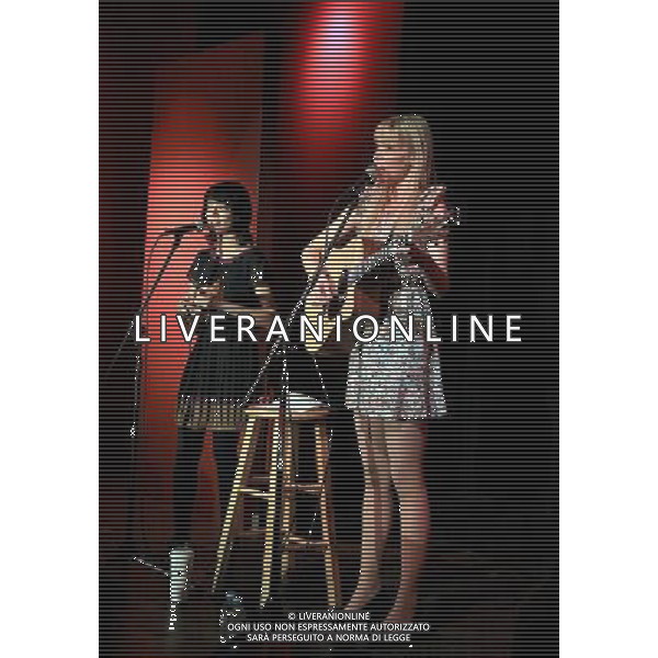 March 9, 2010 - Atlanta, GA - the comedy team of Garfunkel \' Oates, comprised of actors Riki Lindhome and Kate Micucci, made a stop at The Laughing Skull Lounge in downtown Atlanta and performed several shows to sold out audiences. Photo credit: Dan Harr/Admedia /AGENZIA ALDO LIVERANI SAS - ITALY ONLY - EDITORIAL USE ONLY