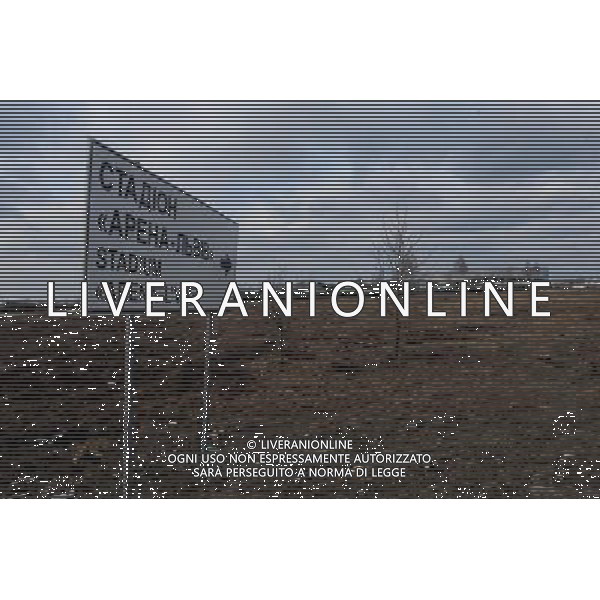 26.03.2012. Lwow . N/Z Stadion pilkarski Arena Lwow Fot. Bartosz Frydrych stadium in Lviv --- Newspix.pl france out!!! ©Newspix.pl/AGENZIA ALDO LIVERANI SAS - ITALY ONLY - Lo Stadio Arena Lviv, uno dei quattro stadi che ospiteranno gli europei di calcio UEFA EURO 2012 in Ucraina. *** Local Caption *** www.newspix.pl mail us: info@newspix.pl call us: 0048 022 23 22 222 --- Polish Picture Agency by Ringier Axel Springer Poland