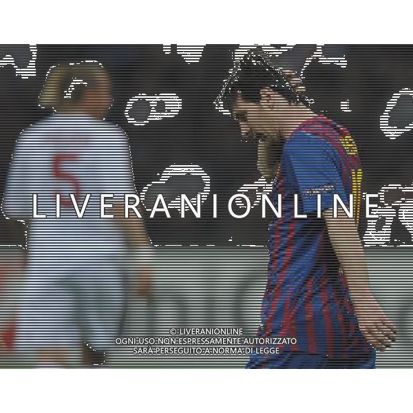UEFA Champions League 2011/2012 Quarti di Finale Andata Milano - 28.03.2012 Milan-Barcellona Nella Foto:messi lionel /Ph.Vitez-Ag. Aldo Liverani