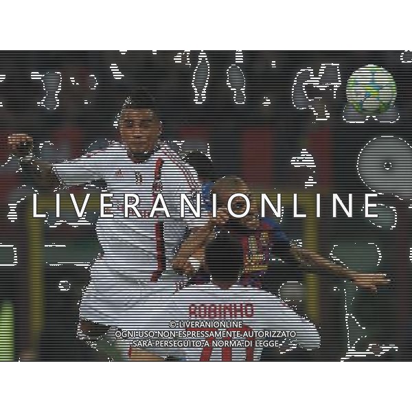 UEFA Champions League 2011/2012 Quarti di Finale Andata Milano - 28.03.2012 Milan-Barcellona Nella Foto:boateng prince e daniel alves /Ph.Vitez-Ag. Aldo Liverani