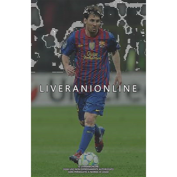 UEFA Champions League 2011/2012 Quarti di Finale Andata Milano - 28.03.2012 Milan-Barcellona Nella Foto:messi lionel /Ph.Vitez-Ag. Aldo Liverani