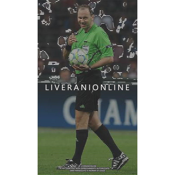 UEFA Champions League 2011/2012 Quarti di Finale Andata Milano - 28.03.2012 Milan-Barcellona Nella Foto:eriksson arbitro /Ph.Vitez-Ag. Aldo Liverani