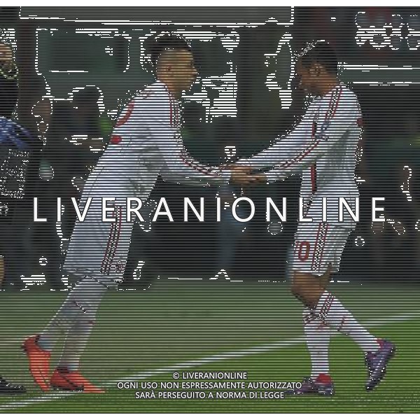 UEFA Champions League 2011/2012 Quarti di Finale Andata Milano - 28.03.2012 Milan-Barcellona Nella Foto:sostituzione el shaarawy robinho /Ph.Vitez-Ag. Aldo Liverani