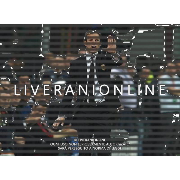 UEFA Champions League 2011/2012 Quarti di Finale Andata Milano - 28.03.2012 Milan-Barcellona Nella Foto:Allegri Massimiliano /Ph.Vitez-Ag. Aldo Liverani
