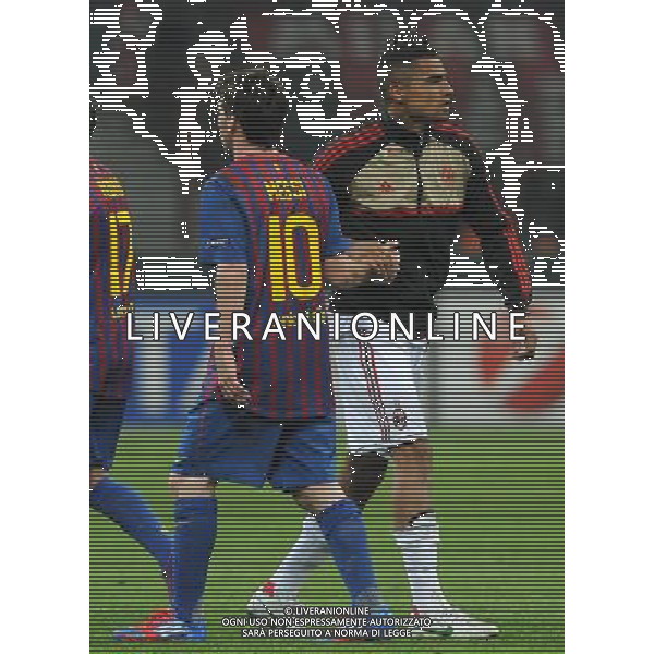 UEFA Champions League 2011/2012 Quarti di Finale Andata Milano - 28.03.2012 Milan-Barcellona Nella Foto:Boateng Kevin Prince-Messi Lionel /Ph.Vitez-Ag. Aldo Liverani