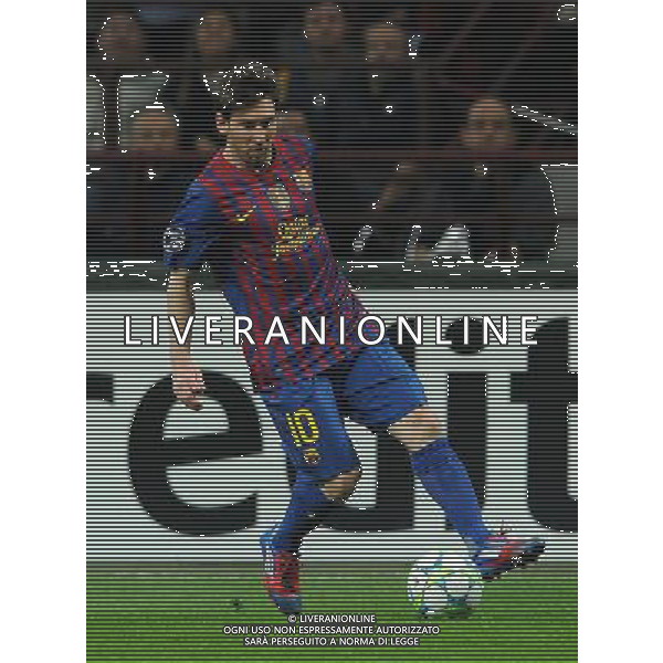 UEFA Champions League 2011/2012 Quarti di Finale Andata Milano - 28.03.2012 Milan-Barcellona Nella Foto:Messi Lionel /Ph.Vitez-Ag. Aldo Liverani