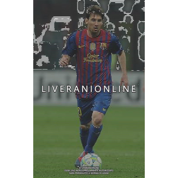 UEFA Champions League 2011/2012 Quarti di Finale Andata Milano - 28.03.2012 Milan-Barcellona Nella Foto:Messi Lionel /Ph.Vitez-Ag. Aldo Liverani