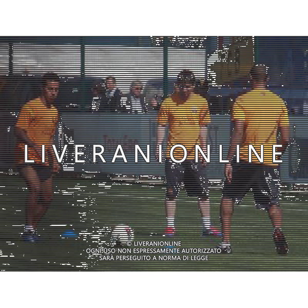 MILANO 29/3/2012 CENTRO PORTIVO GIACINTO FACCHETTI ALLENAMENTO DEL BARCELONA DOPO LA SFIDA DI CHAMPIONS CONTRO IL MILAN NELLA FOTO THIAGO LEO MESSI PH.FIOCHI/ALDO LIVERANI SAS