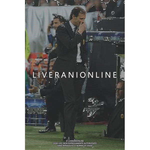 UEFA Champions League - Quarti di finale gara di andata Milano 28-03-2012 Milan - Barcellona nella foto: Massimiliano Allegri allenatore del Milan foto Roberto Garavaglia - ag. Aldo Liverani sas