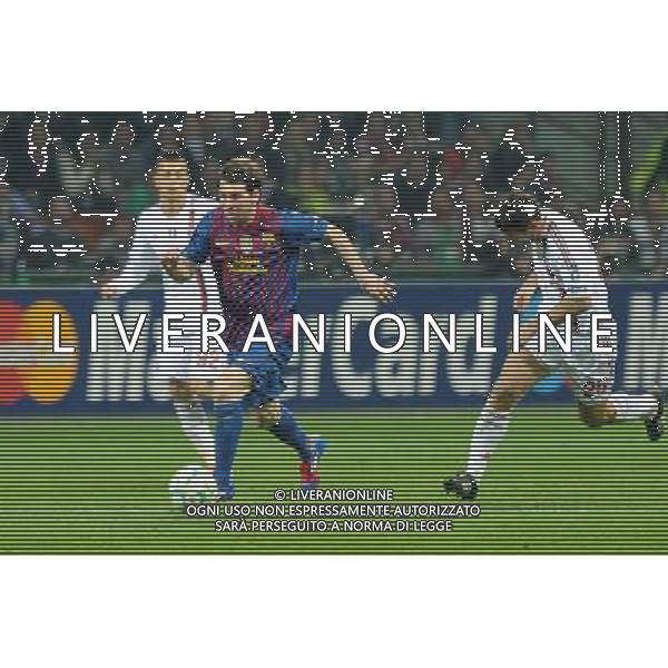 UEFA Champions League - Quarti di finale gara di andata Milano 28-03-2012 Milan - Barcellona nella foto: Lionel Messi (Barcellona) foto Roberto Garavaglia - ag. Aldo Liverani sas