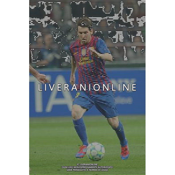 UEFA Champions League - Quarti di finale gara di andata Milano 28-03-2012 Milan - Barcellona nella foto: Lionel Messi (Barcellona) foto Roberto Garavaglia - ag. Aldo Liverani sas