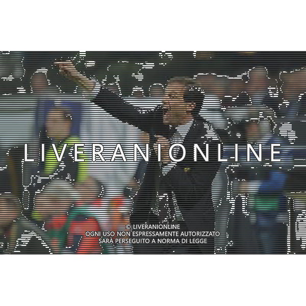 UEFA Champions League - Quarti di finale gara di andata Milano 28-03-2012 Milan - Barcellona nella foto: Massimiliano Allegri allenatore del Milan foto Roberto Garavaglia - ag. Aldo Liverani sas
