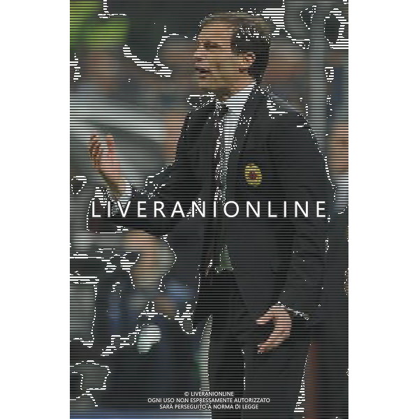 UEFA Champions League - Quarti di finale gara di andata Milano 28-03-2012 Milan - Barcellona nella foto: Massimiliano Allegri allenatore del Milan foto Roberto Garavaglia - ag. Aldo Liverani sas