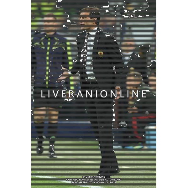 UEFA Champions League - Quarti di finale gara di andata Milano 28-03-2012 Milan - Barcellona nella foto: Massimiliano Allegri allenatore del Milan foto Roberto Garavaglia - ag. Aldo Liverani sas