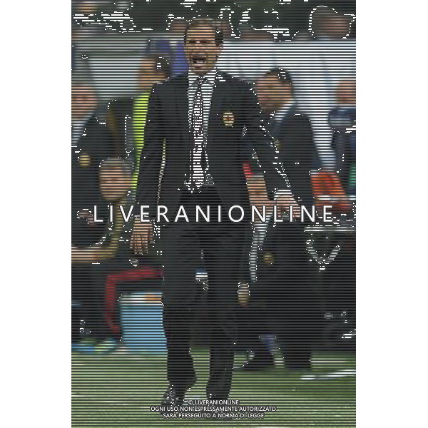 UEFA Champions League - Quarti di finale gara di andata Milano 28-03-2012 Milan - Barcellona nella foto: Massimiliano Allegri allenatore del Milan foto Roberto Garavaglia - ag. Aldo Liverani sas