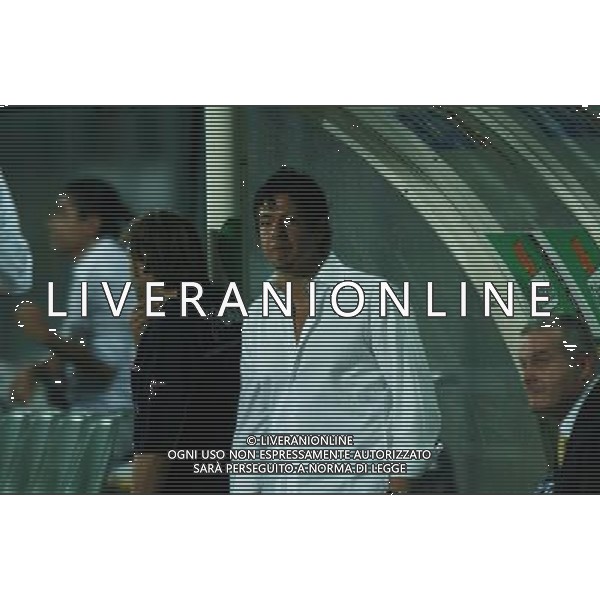 PERUGIA 12/08/2003 FINALE DI ANDATA INTERTOTO 2003 PERUGIA-WOLFSBURG NELLA FOTO:ALESSANDRO GAUCCI IN PANCHINA CON IL PERUGIA* FOTO 1905/ROBERTO SETTONCE/ALDO LIVERANI S.A.S.