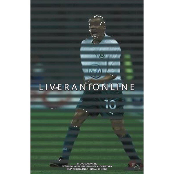 PERUGIA 12/08/2003 FINALE DI ANDATA INTERTOTO 2003 PERUGIA-WOLFSBURG NELLA FOTO:D\'ALESSANDRO SI ADIRA CONI COMPAGNI DI SQAUDRA* FOTO 1905/ROBERTO SETTONCE/ALDO LIVERANI S.A.S.