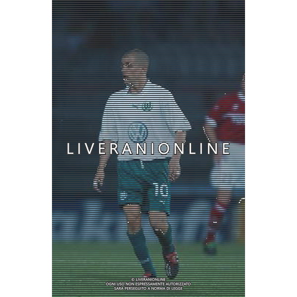 PERUGIA 12/08/2003 FINALE DI ANDATA INTERTOTO 2003 PERUGIA-WOLFSBURG NELLA FOTO:D\'ALESSANDRO A SPASSO PER IL CAMPO* FOTO 1905/ROBERTO SETTONCE/ALDO LIVERANI S.A.S.