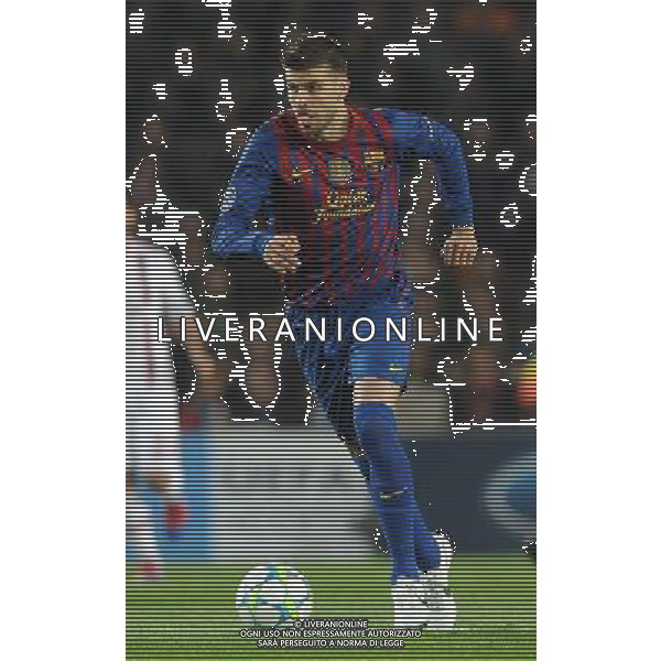 UEFA Champions League 2011/2012 Quarti di Finale Ritorno Barcellona (Spagna) - 03.04.2012 Barcellona-Milan Nella Foto:pique\' /Ph.Vitez-Ag. Aldo Liverani