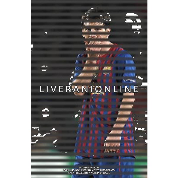 UEFA Champions League 2011/2012 Quarti di Finale Ritorno Barcellona (Spagna) - 03.04.2012 Barcellona-Milan Nella Foto:messi lionel /Ph.Vitez-Ag. Aldo Liverani