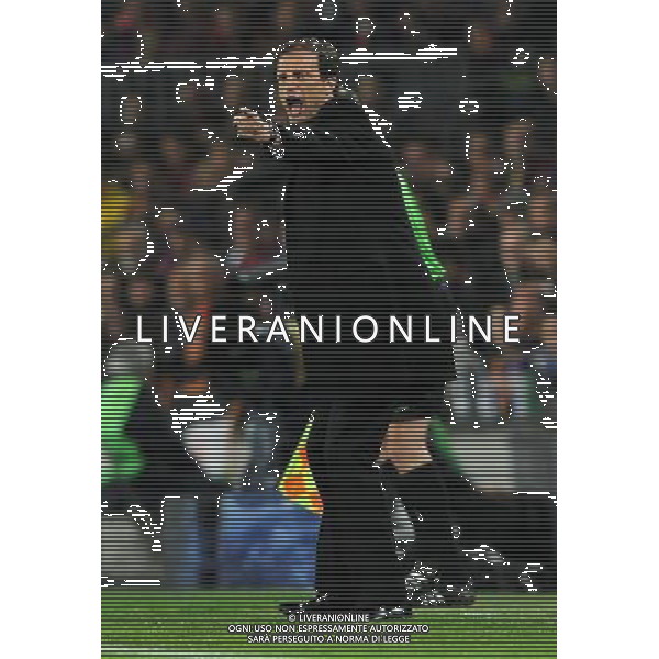UEFA Champions League 2011/2012 Quarti di Finale Ritorno Barcellona (Spagna) - 03.04.2012 Barcellona-Milan Nella Foto:Allegri Massimiliano /Ph.Vitez-Ag. Aldo Liverani