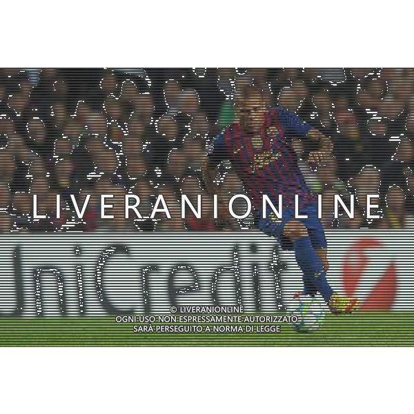 UEFA Champions League 2011/2012 Quarti di Finale Ritorno Barcellona (Spagna) - 03.04.2012 Barcellona-Milan Nella Foto:Daniel Alves /Ph.Vitez-Ag. Aldo Liverani