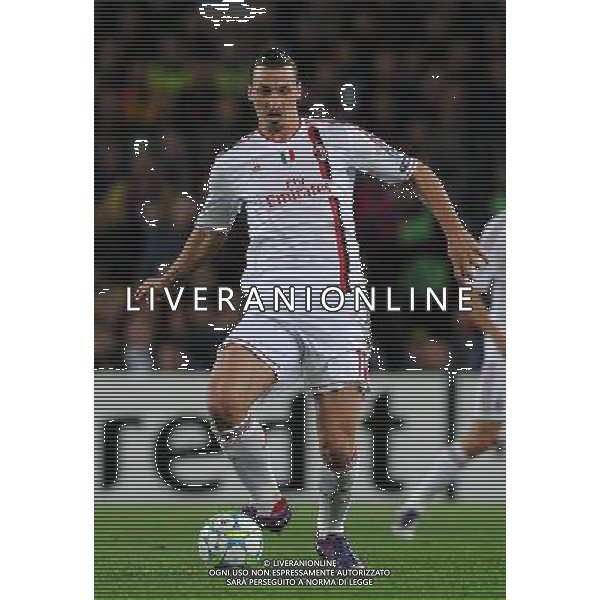UEFA Champions League 2011/2012 Quarti di Finale Ritorno Barcellona (Spagna) - 03.04.2012 Barcellona-Milan Nella Foto:Ibrahimovic Zlatan /Ph.Vitez-Ag. Aldo Liverani