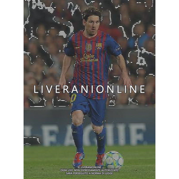 UEFA Champions League 2011/2012 Quarti di Finale Ritorno Barcellona (Spagna) - 03.04.2012 Barcellona-Milan Nella Foto:Messi Lionel /Ph.Vitez-Ag. Aldo Liverani