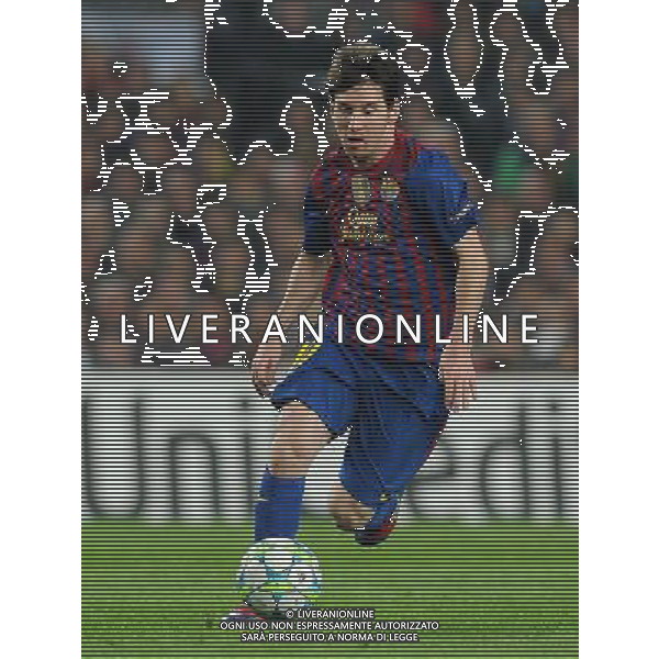 UEFA Champions League 2011/2012 Quarti di Finale Ritorno Barcellona (Spagna) - 03.04.2012 Barcellona-Milan Nella Foto:Messi Lionel /Ph.Vitez-Ag. Aldo Liverani