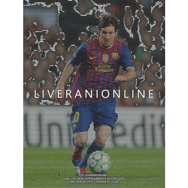 UEFA Champions League 2011/2012 Quarti di Finale Ritorno Barcellona (Spagna) - 03.04.2012 Barcellona-Milan Nella Foto:Messi Lionel /Ph.Vitez-Ag. Aldo Liverani