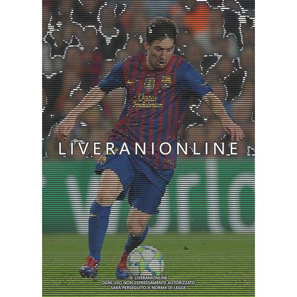 UEFA Champions League 2011/2012 Quarti di Finale Ritorno Barcellona (Spagna) - 03.04.2012 Barcellona-Milan Nella Foto:Messi Lionel /Ph.Vitez-Ag. Aldo Liverani