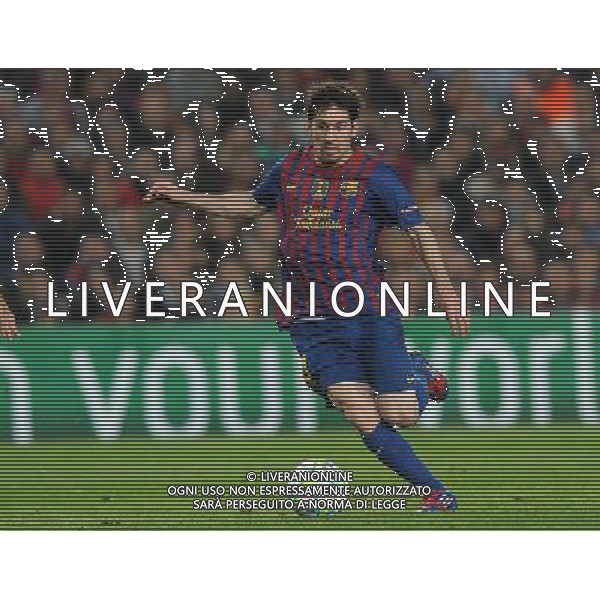UEFA Champions League 2011/2012 Quarti di Finale Ritorno Barcellona (Spagna) - 03.04.2012 Barcellona-Milan Nella Foto:Messi Lionel /Ph.Vitez-Ag. Aldo Liverani