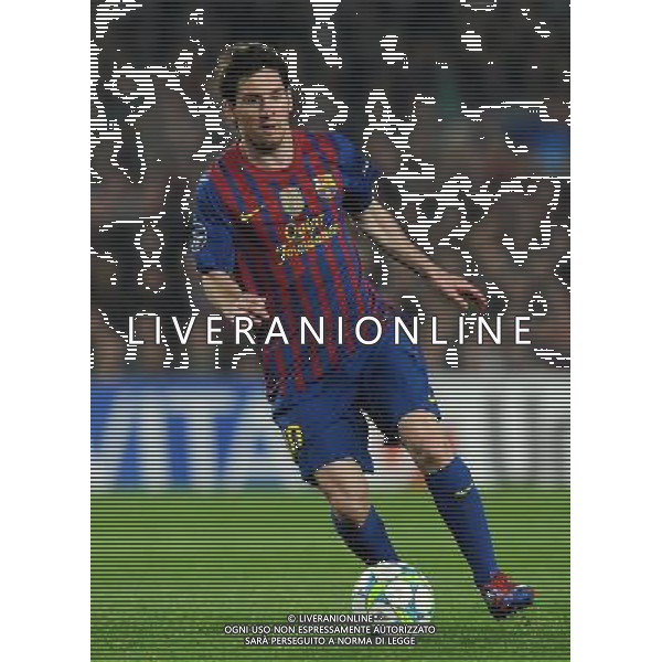 UEFA Champions League 2011/2012 Quarti di Finale Ritorno Barcellona (Spagna) - 03.04.2012 Barcellona-Milan Nella Foto:Messi Lionel /Ph.Vitez-Ag. Aldo Liverani