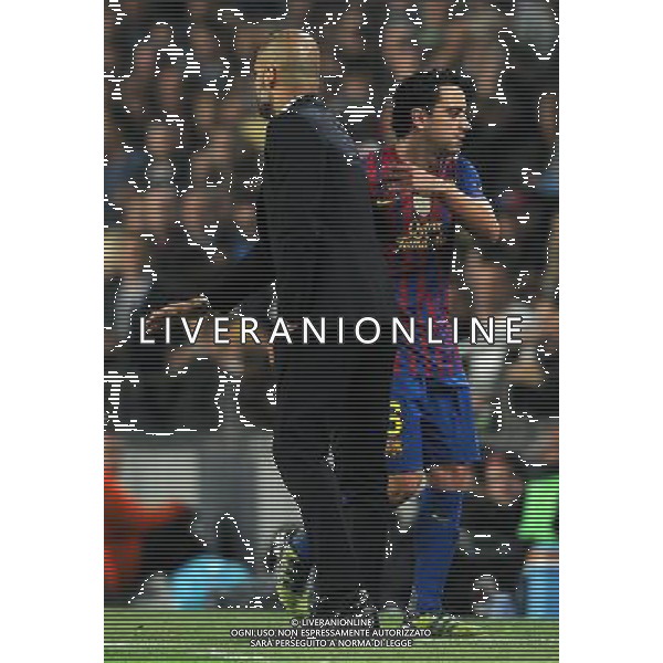 UEFA Champions League 2011/2012 Quarti di Finale Ritorno Barcellona (Spagna) - 03.04.2012 Barcellona-Milan Nella Foto:Xavi Hernandez-Guardiola Joseph /Ph.Vitez-Ag. Aldo Liverani