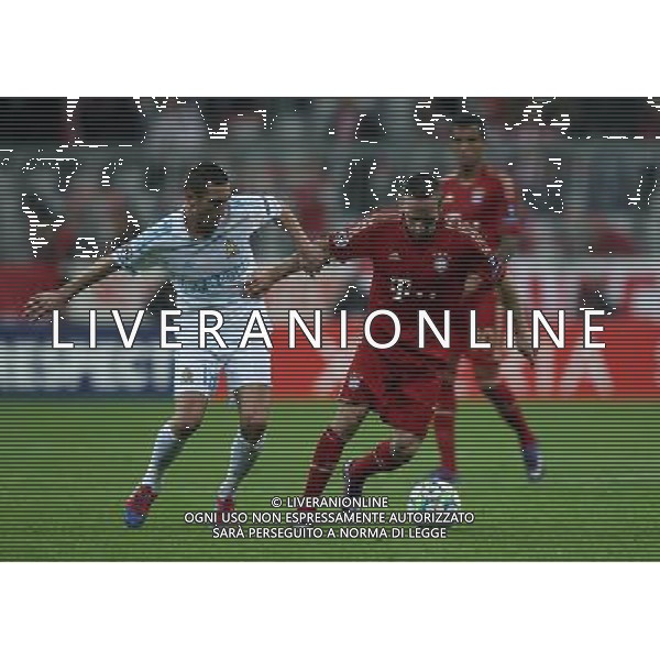 firo Fu§ball,Fussball, 03.04.2012 Uefa Champions League Saison 2011/2012 Viertelfinale, Viertelfinal - RŸckspiel Champions League, CL, FC Bayern MŸnchen, Muenchen, FCB - Olympique Marseille, 2 : 0, Zweikampf, Franck Ribery, Bayern, rechts, links, Morgan Amalfitano, Olympique Marseille, $worldrightsEs gelten unsere AGB, einsehbar auf www.firosportphoto.de copyright by firo sportphoto: Coesfelder Str.207 48249 DŸlmen www.firosportphoto.de mail@firosportphoto.de (V o l k s b a n k B o c h u m - W i t t e n ) BLZ.: 430 601 29 Kt. Nr.: 341 117 100 Tel:Ê 02594 - 9916004 Fax:Ê02594 - 9916005 BAYERN MONACO MARSIGLIA ©AG ALDO LIVERANI SAS - ITALY ONLY - *** Local Caption *** .