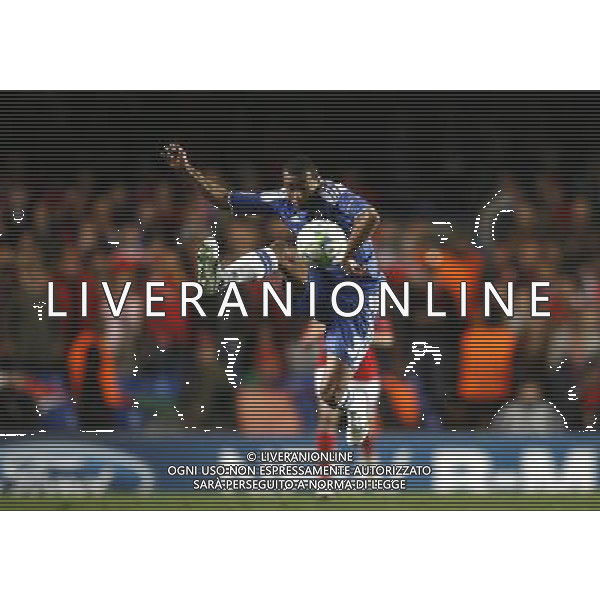 Chelsea\'s Ashley Cole in action during todays match Football - Champions League Quarter Final Second Leg - Chelsea v Benfica - Wednesday 3rd April 2012 - Stamford Bridge - London © CameraSport - 43 Linden Ave. Countesthorpe. Leicester. England. LE8 5PG - Tel: +44 (0) 116 277 4147 - admin@camerasport.com - www.camerasport.com QUARTI DI RITORNO DI CHAMPIONS LEAGUE CHELSEA - BENFICA ALDO LIVERANI SAS ITALY ONLY *** Local Caption *** .