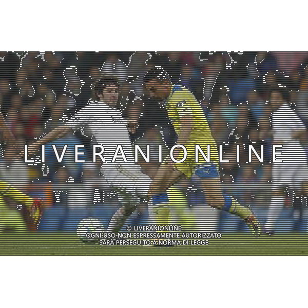 Real Madrid\'s Esteban Granero and Apoel\'s during Champions League match on april 4th 2012. Photo: Cesar Cebolla / ALFAQUI /ALDO LIVERANI SAS - ITALY ONLY -